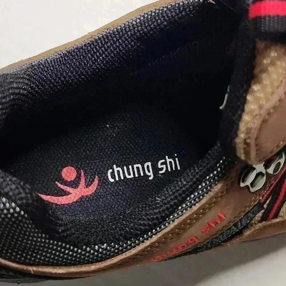 CHUNG SHI Rocker Toning Hiking Walking Leather Shoes Boots Women's US Size  7.5 - Picture 8 of 8